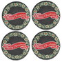 Hermia Salvamanteles Multicolor de 37 cm (4 piezas)